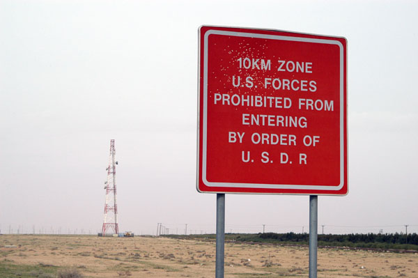10 km Prohibited Zone for US forces