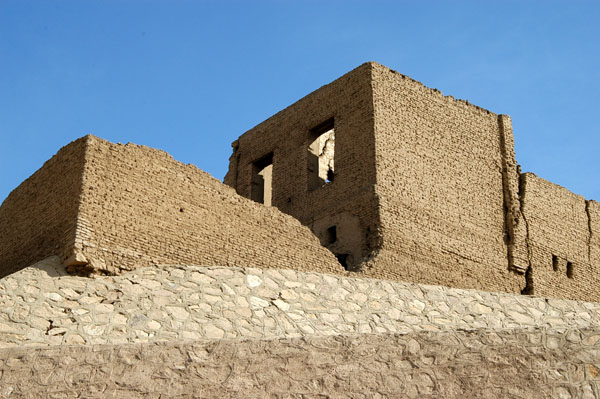Old buildings from the village of Edfu near the temple
