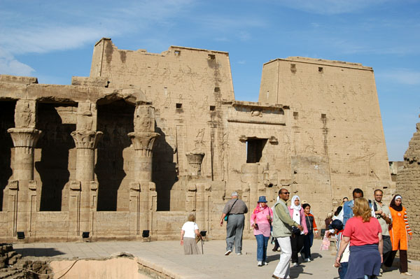 Temple of Horus, Edfu, is the 2nd largest in Egypt after Karnak