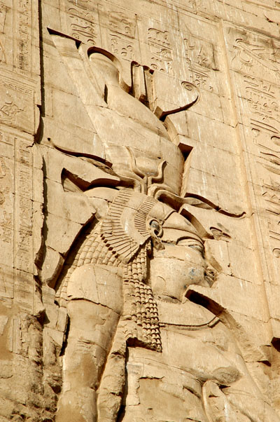 The goddess Hathor, Edfu