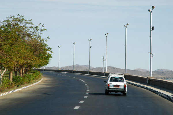 Road on the Aswan High Dam