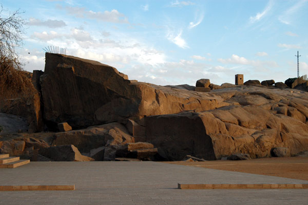 Ancient quarry for Aswan granite