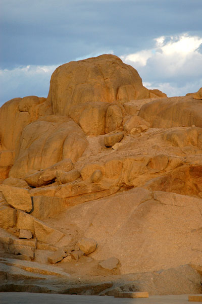 Aswan granite outcropping