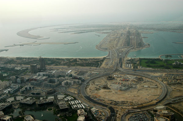 Dubai Pearl and Palm Jumeirah