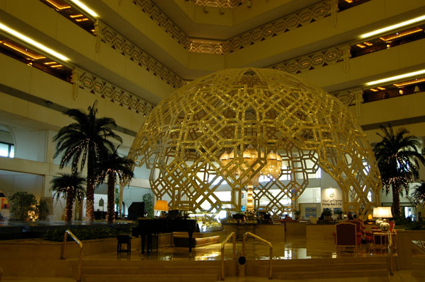 Lobby of the Sheraton Doha Hotel