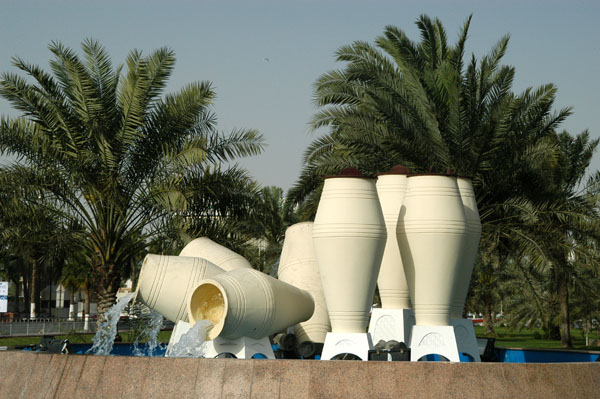 Water pots, Doha Corniche