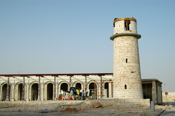 Looks like a new old style mosque, Souq Waqif