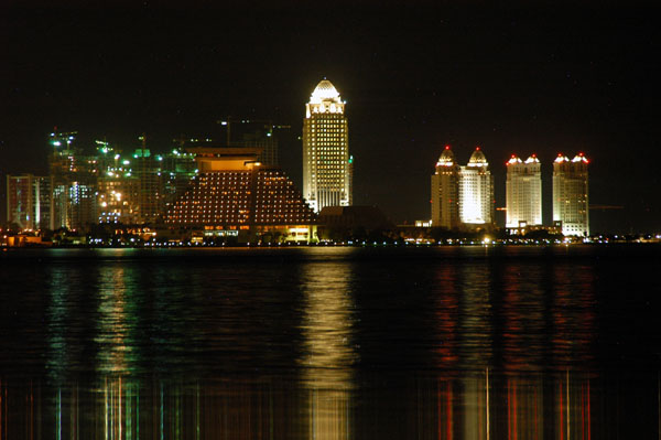 West Bay Complex and the Sheraton Doha Hotel