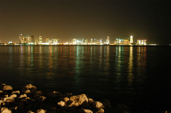 The north side of Doha Bay