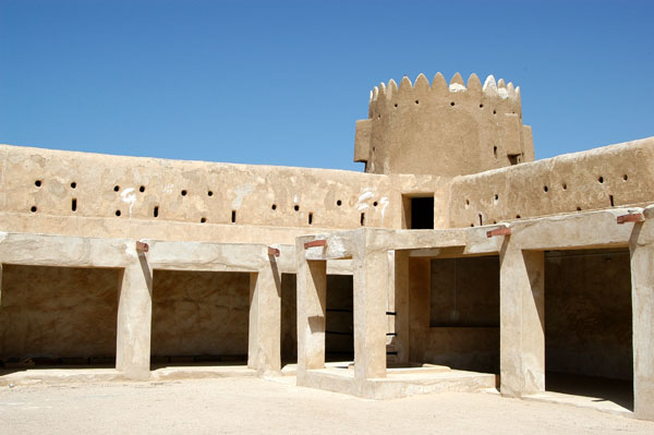 Courtyard of Al Zubara Fort