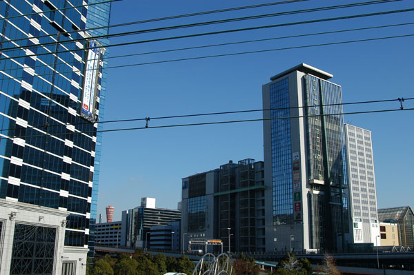 View from the platform of Kobe Station