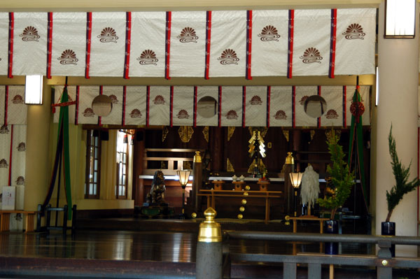 Main hall, Minatogawa Shrine