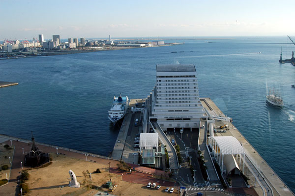 Oriental Hotel and Port of Kobe from the Port Tower