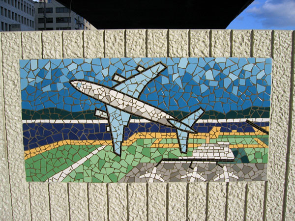 Port of Kobe airport mosaic
