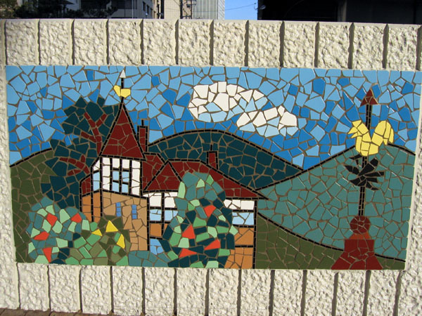 Port of Kobe western house mosaic