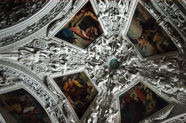 Baroque stucco and ceiling paintings, Salzburg Cathedral