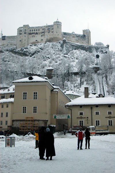 Salzburg Castle and Kapitelplatz
