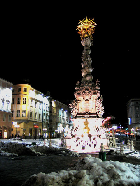 Dreifaltigkeitssule (Pestsule-Trinity Column) 1723, Linz