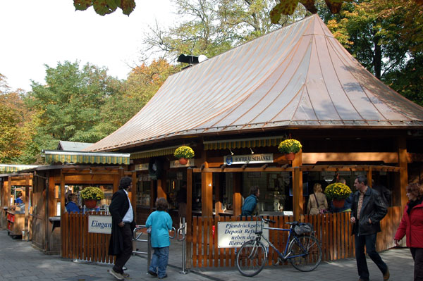 Hofbräu kiosk, Englisher Garten