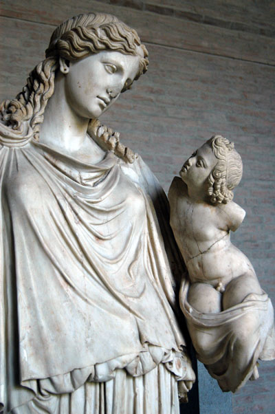 Eirene with the infant Pluto, ca 370 BC