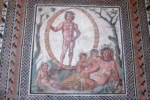 Roman mosaic from a villa in Sentinum, present day Sassoferrato