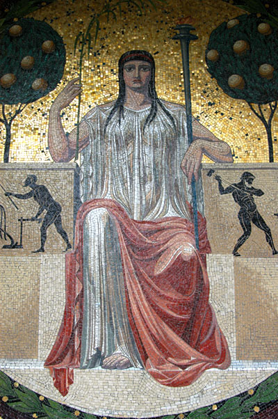 Friedensengel mosaic - main panel 3