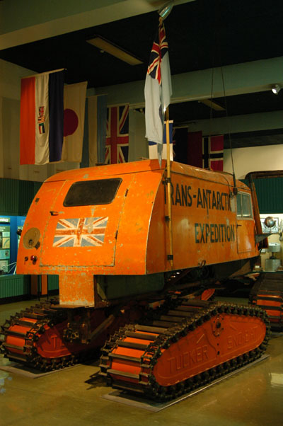 British Trans-Antarctic Expedition tracked vehicle