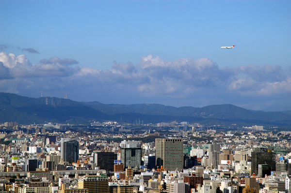 View NW from the Umeda Sky Building