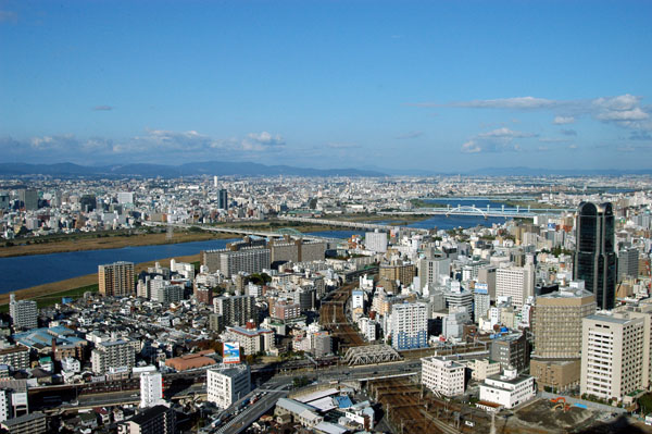 View north from Umeda Sky Building