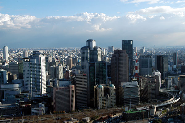 View south from Umeda Sky Building
