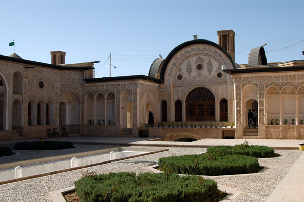 Courtyard, Khan-e Tabatabei, Kashan