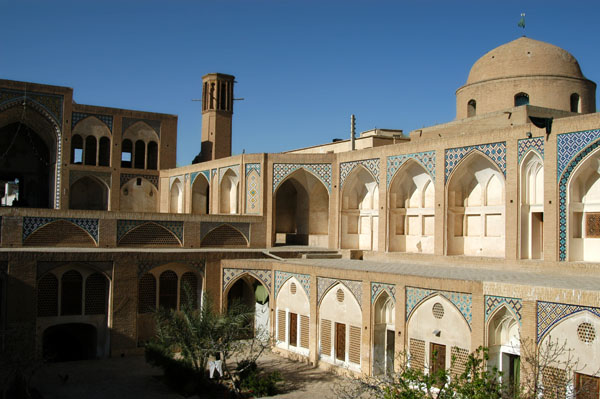 Sunken courtyard, Agha Bozorg Mosque & Madraseh