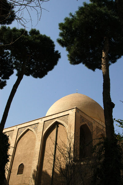 Vank Cathedral is constructed in a similar styple to Iranian mosques