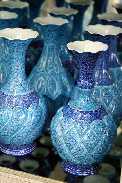 Iranian enamelled copper vessels