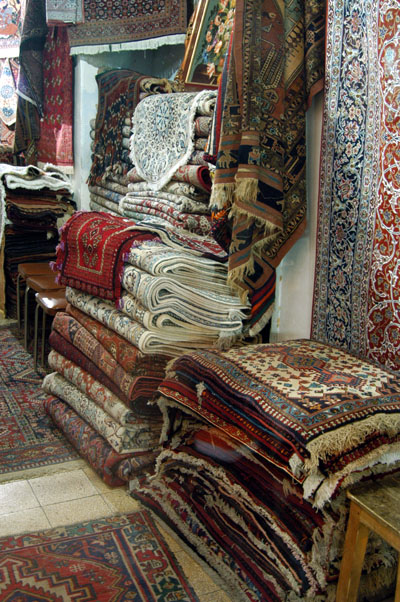 Persian carpets, Isfahan bazaar