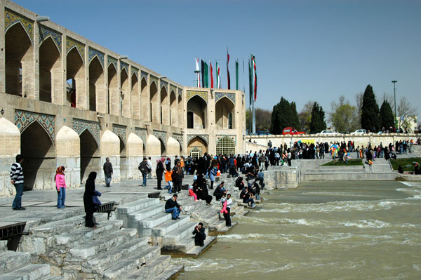 Downstream side of the Khanju Bridge