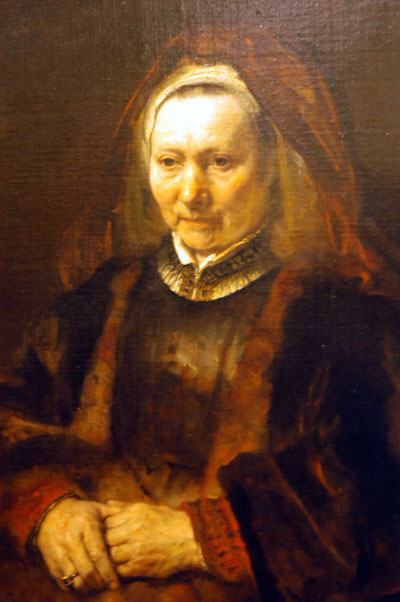 Rembrandt (1606-1669) Portrait of an Elderly Woman