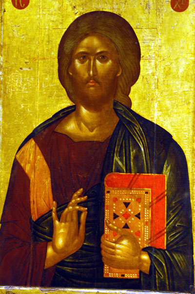 Christ-Pantokrator, Byzantine, 15th C.