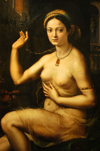 Guilio Romano (1499-1546) Woman at her Toilet, 1520