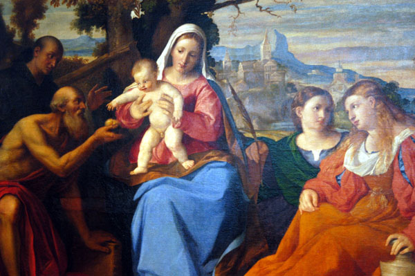Jacopo Palma Il Vecchio (1480-1528) Madonna and Child with Saints (Sacra Conversazione)
