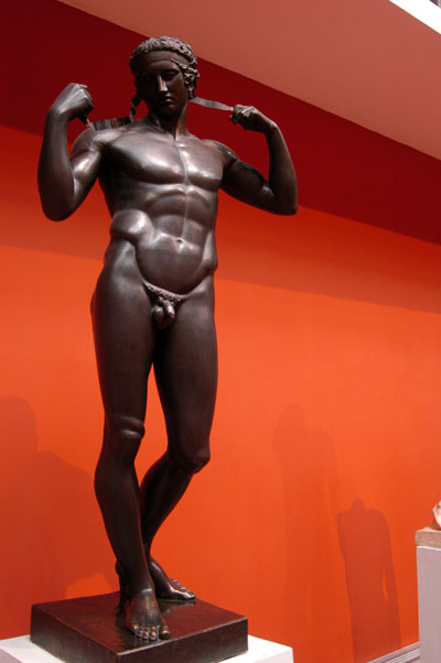Diadoumenos, athlete with a victory fillet (National Archaeological Museum, Athens)