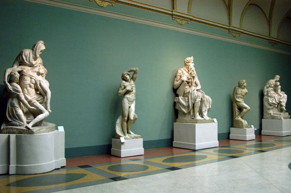 The Sculptures of Michaelangelo - plaster casts - 2nd Floor, Pushkin Museum