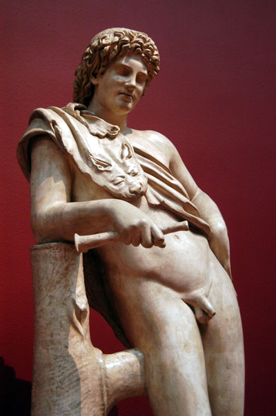 Praxiteles - Resting Satyros (Capitol Museum, Rome)