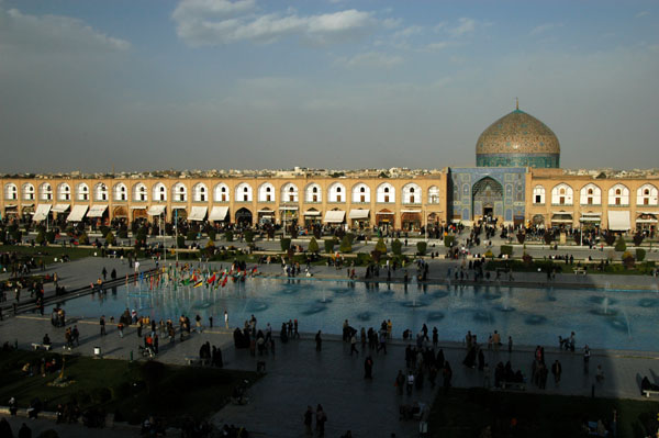 Imam Square from the terrace of Ali Qapu Palace