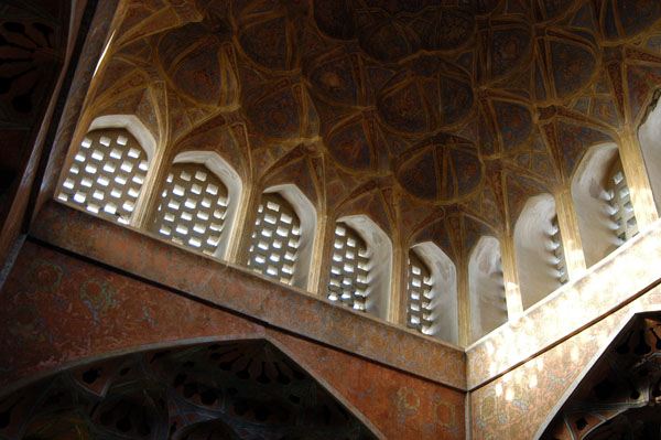 Dome of the upper floor, Ali Qapu Palace