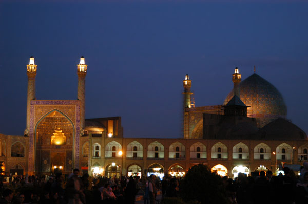 Imam Mosque at night