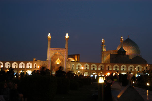Imam Mosque at night, Imam Square