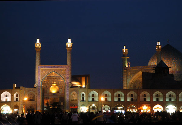 Imam Mosque at night, Isfahan