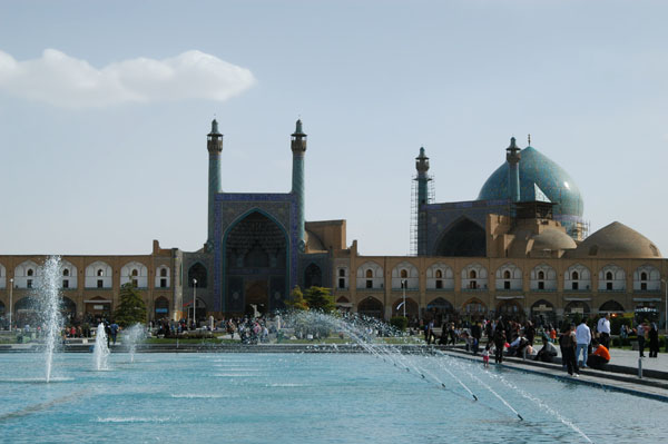 Imam Mosque and the Pahlavi's fountain, Imam Square