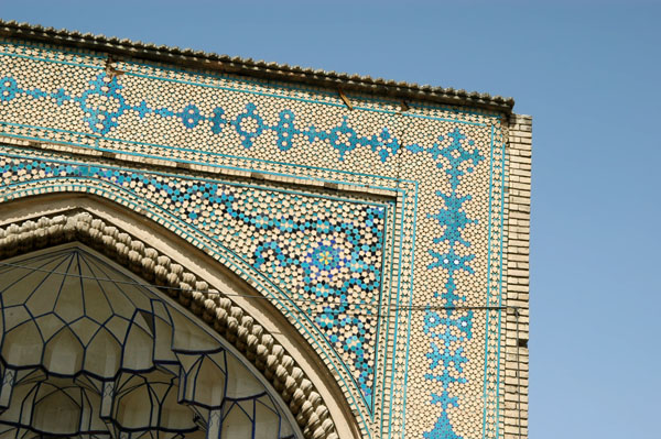 Detail of the main entrance portal, Jameh Mosque
